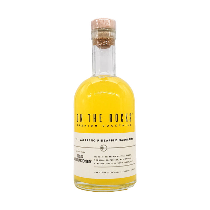 On the Rocks Jalapeno Pineapple Margarita RTD -375 ml