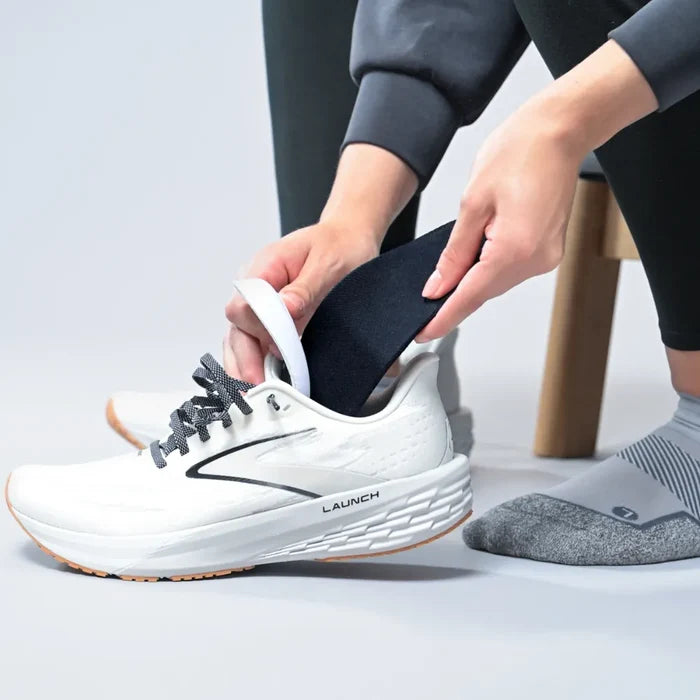 use an orthotic sock to wear with your orthotic to reduce/and or prevent squeaking, and reduce sweat | OS1st