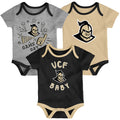 Outerstuff Central Florida Golden Knights NCAA Newborn Champs 3-Piece Creeper Set