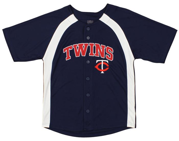 Outerstuff MLB Youth Boys Minnesota Twins Team Baseball Jersey, Navy
