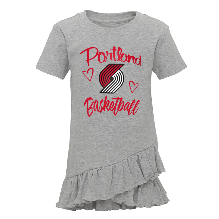 Outerstuff NBA Little Girls Portland Trail Blazers Claim to Fame Ruffle Dress