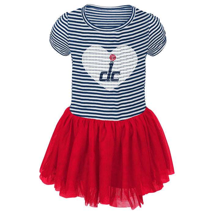 Outerstuff NBA Toddler Washington Wizards Sequin Tutu Dress