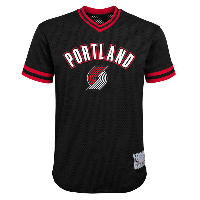 Outerstuff NBA Youth Boys (8-20) Portland Trail Blazers Tackle Twill Mesh Top