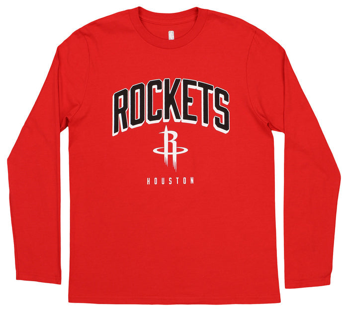 Outerstuff NBA Youth Boys Houston Rockets "Run The Max" Long Sleeve Tee