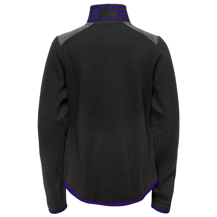 Outerstuff NBA Youth Girls Sacramento Kings Aviator Full Zip Jacket