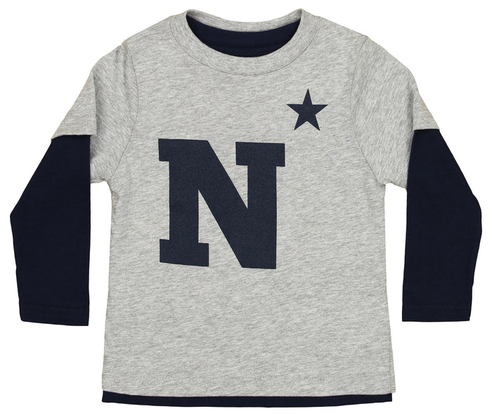 Outerstuff NCAA Toddler Navy Midshipmen Goal Line Stand 3 in 1 Combo Tee