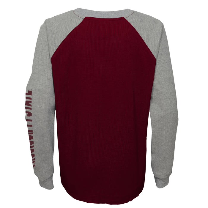 Outerstuff NCAA Youth Mississippi State Bulldogs Warm Up Raglan Thermal Shirt