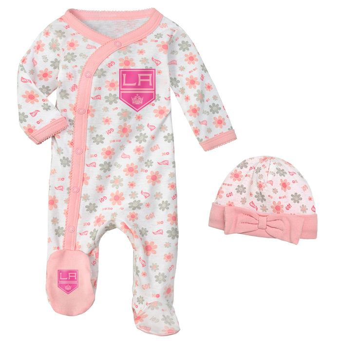 Outerstuff NHL Newborn (0M-9M) Sacramento Kings Sundays Best Coverall & Hat Set