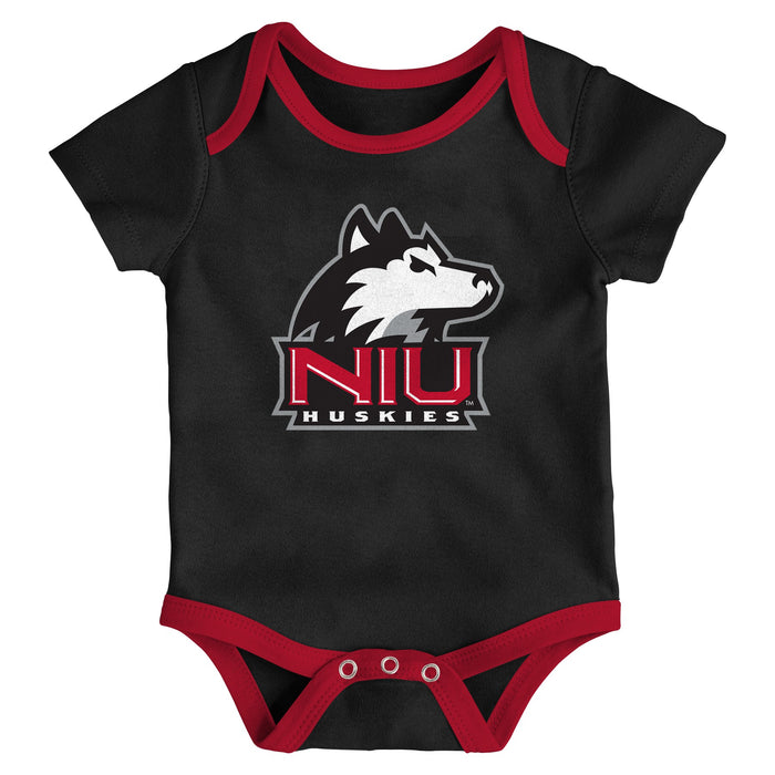 Outerstuff Northern Illinois Huskies NCAA Newborn Champs 3-Piece Creeper Set