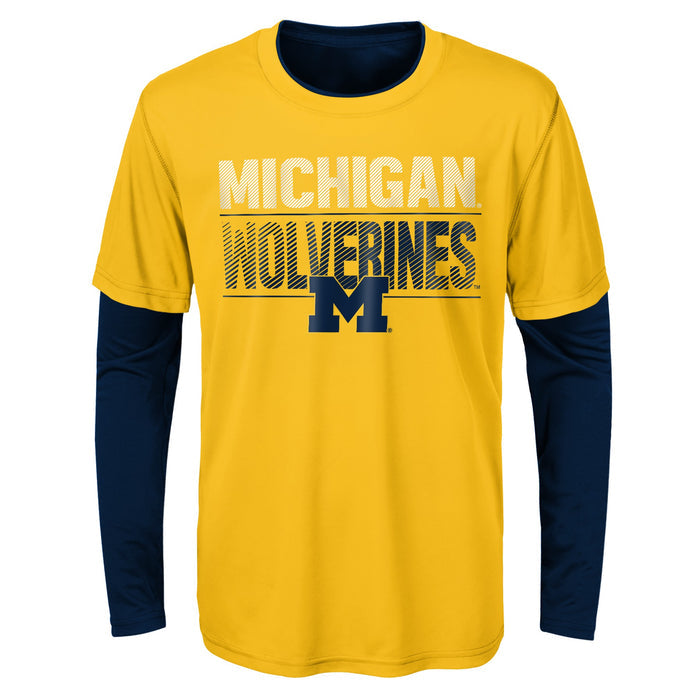 Outerstuff Youth NCAA Michigan Wolverines Performance T-Shirt Combo