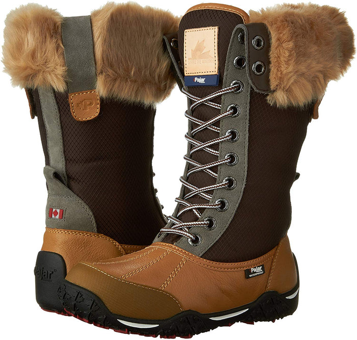 Pajar Women's Genevieve Boots Honey/Dark Brown
