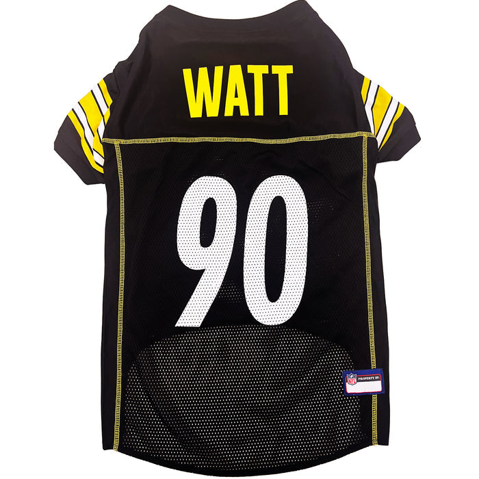 Pets First NFL Dogs & Cats Pittsburgh Steelers TJ Warr #90 Jersey