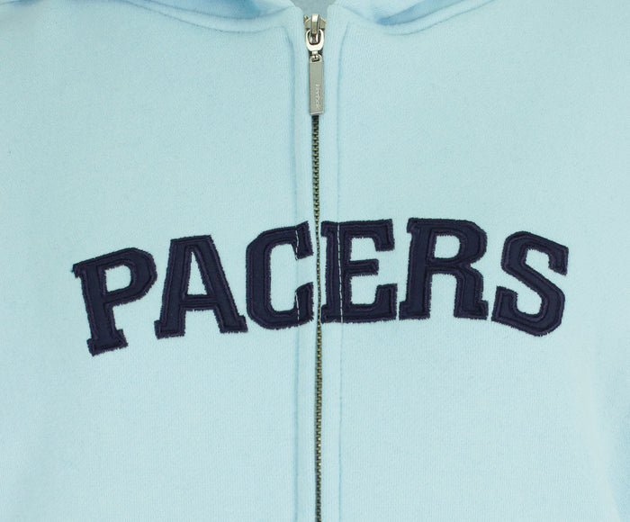 Reebok NBA Women's Junior Girls Indiana Pacers Full Zip Up Glam Hoodie