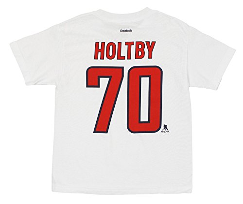 Reebok NHL Youth Washington Capitals BRADEN HOLTBY #70 Player Graphic Tee