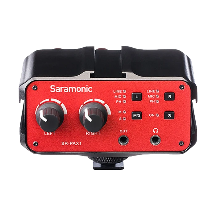 Saramonic SR-PAX1 Two-Channel Audio Mixer, Preamp, Microphone Adapter