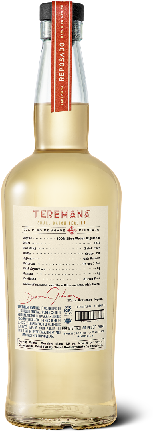 Teremana Small Batch Reposado Tequila -750 ml