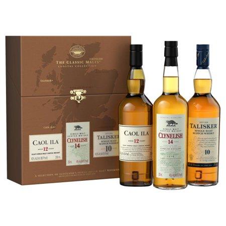 The Classic Malts, Caol Ila, Clynelish 14yr, Talisker 10yr, 3 x 200ml - Newport Wine & Spirits