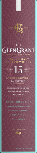 The Glen Grant Rothes Speyside 15 Years Single Malt Scotch Whisky -750 ml