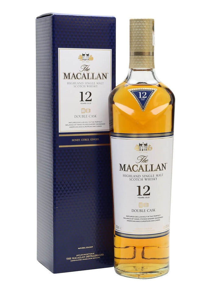 The Macallan 12 Year Double Cask Highland Single Malt Scotch Whisky -750 ml