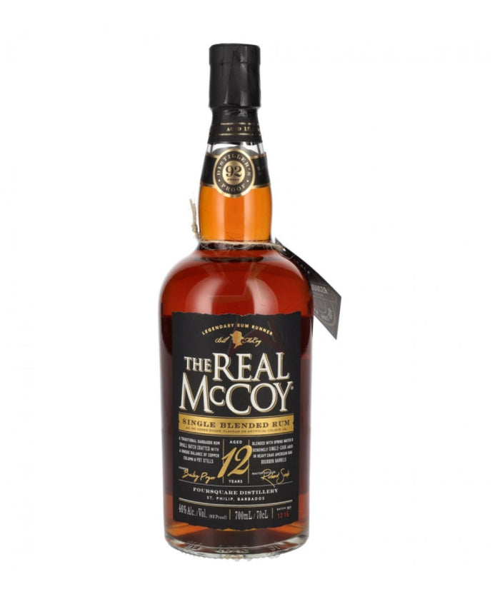The Real McCoy Single Blended 12-Year Aged Rum- 750 ml