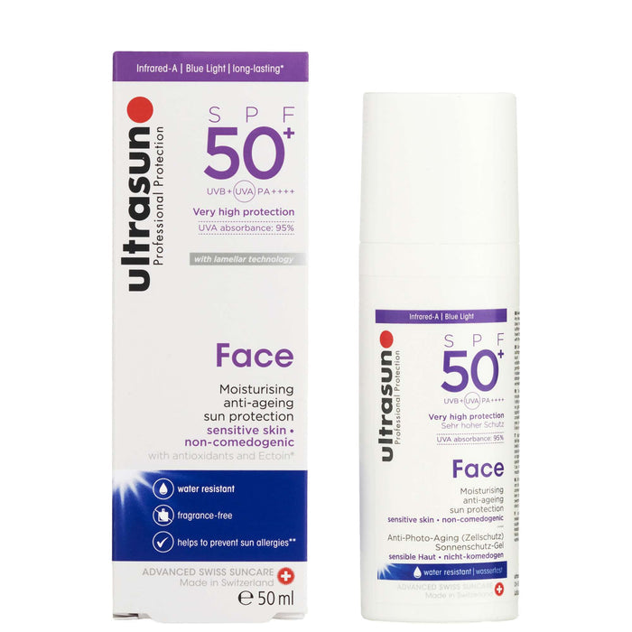 Ultrasun Face  Anti-Ageing Sun Protection For Sensitive Skin SPF50+ 50ml - Additional 1
