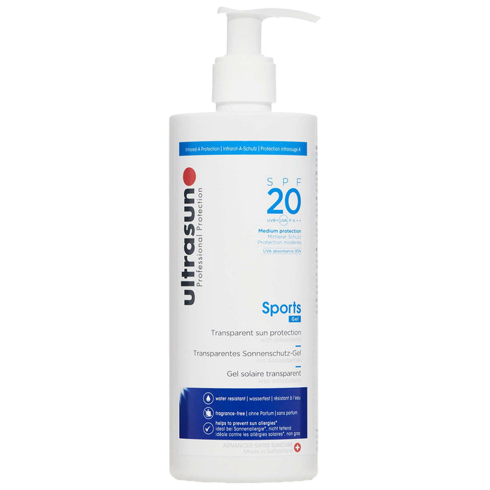 Ultrasun Sports Formula  Transparent Sun Protection SPF20 400ml