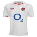 Umbro England RFU Boy's Youth (8-18) Home Replica Rugby Jersey, White