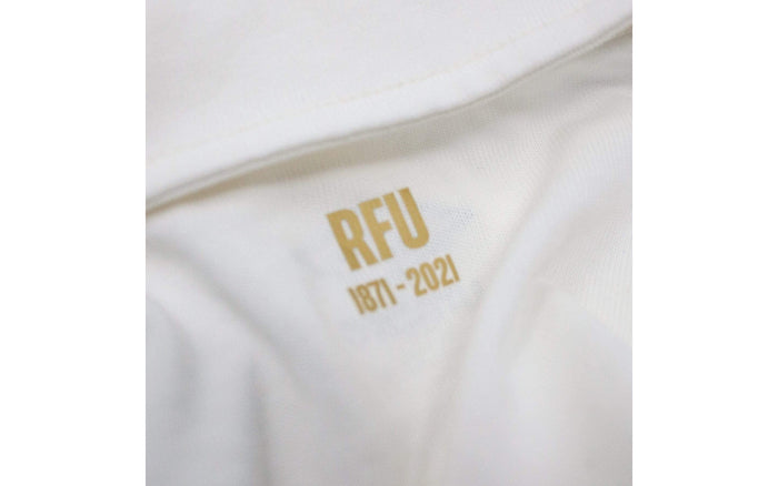 Umbro England RFU Men's 150 Anniversary Classic Long Sleeve Rugby Jersey, White