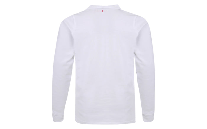 Umbro England RFU Men's Classic Long Sleeve Rugby Jersey, White