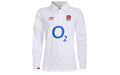 Umbro England RFU Women's Classic Long Sleeve Rugby Jersey, White