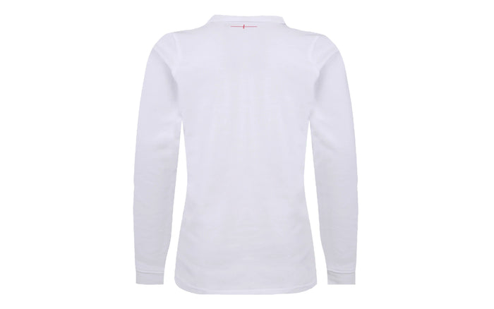 Umbro England RFU Women's Classic Long Sleeve Rugby Jersey, White