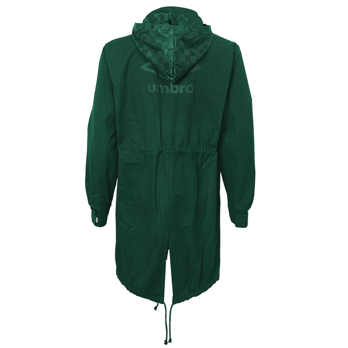 Umbro Men's Hidden Hood Fish Tail Rain Jacket
