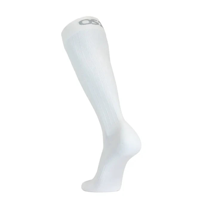 white wellness compression socks | calf length | OS1st