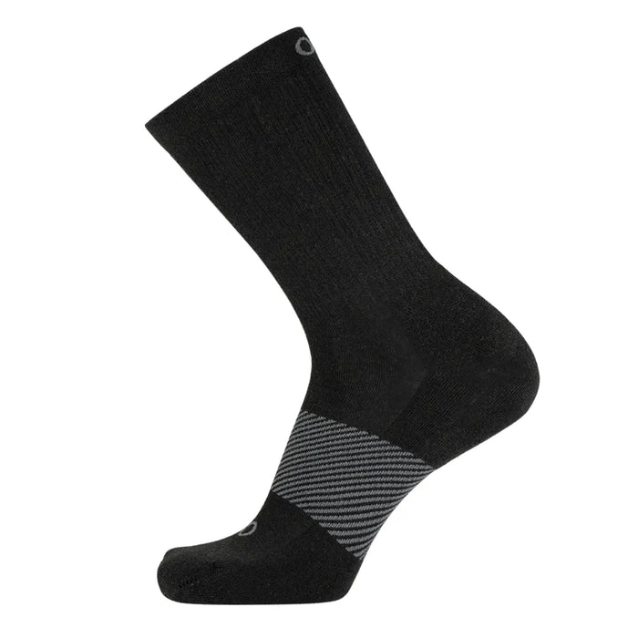 black crew height wicked comfort performance socks | OS1st