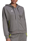 adidas Women's Condivo 22 Full Zip Hoodie, Grey