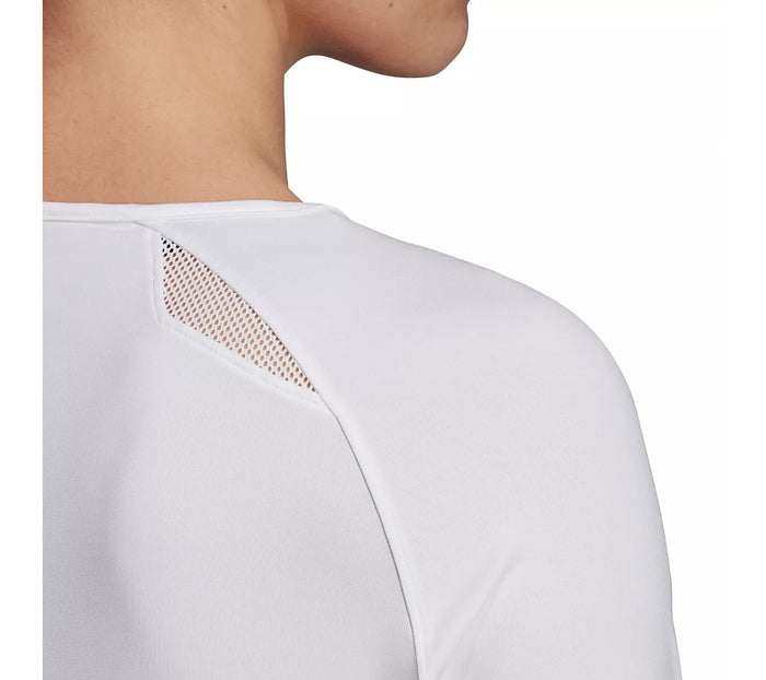adidas Women's Hi Lo Jersey, Grey Two/Black