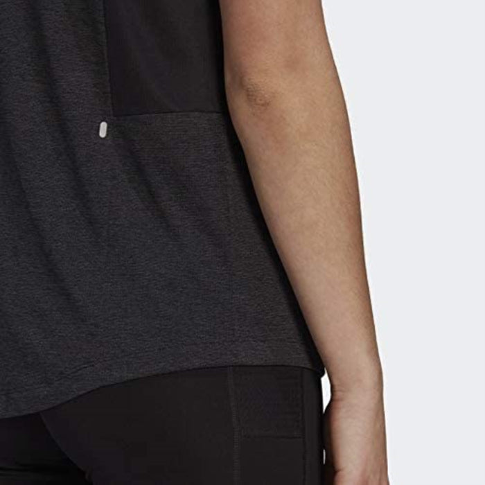 Adidas Women's Own The Run Tee Cooler Tee, Black