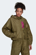 adidas Women's WND.RDY Woven Jacket, Focus Olive