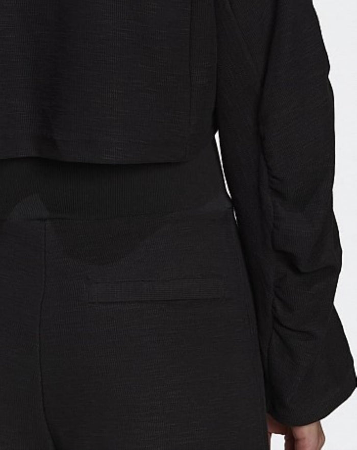 adidas Women's Yoga Crop Crew Sweatshirt, Black