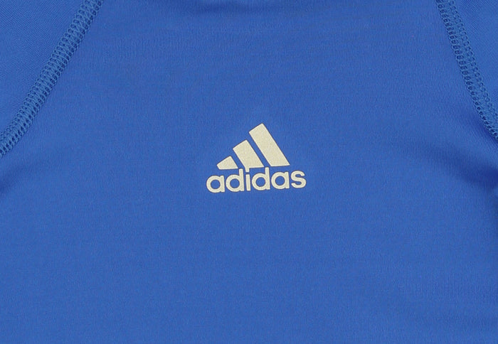Adidas Youth Boys Tight-Fit Performance Tee, Blue
