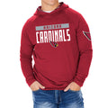 Zubaz NFL Men's Arizona Cardinals Team Color Hoodie W/ Viper Print Details