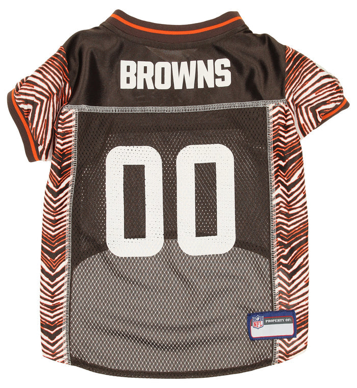 Zubaz X Pets First NFL Cleveland Browns Team Pet Jersey For Dogs