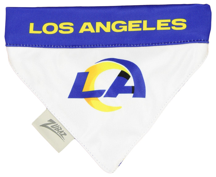 Zubaz X Pets First NFL Los Angeles Rams Reversible Bandana For Dogs & Cats