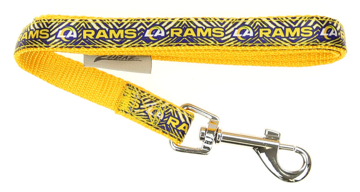 Zubaz X Pets First NFL Los Angeles Rams Team Logo Leash For Dogs