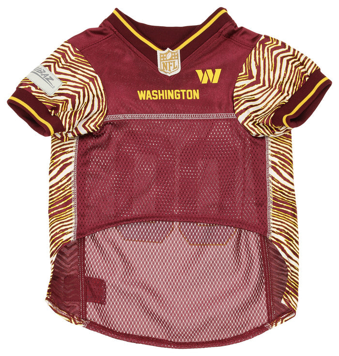 Zubaz X Pets First NFL Washington Commanders Jersey Team Pet Jersey For Dogs
